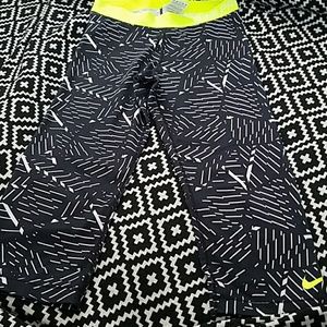 Nike Pro Dri-Fit Medium Crop leggings Neon yellow